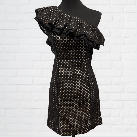 j crew one shoulder eyelet dress J. Crew One Shoulder Eyelet Dress, NWT